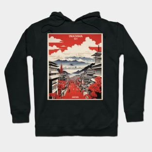 Inazawa Japan Vintage Poster Tourism Hoodie